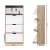 Artiss 4-Tier Shoe Rack Cabinet, White, Holds 60 Pairs - Durable Particle Board, Adjustable Shelves, Modern Design