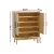 Artiss 5-Tier Rattan Shoe Rack Cabinet - Stylish Storage for 20 Pairs, Durable Particle Board, 80x35x98cm, Easy Assembly