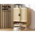 Artiss 5-Tier Rattan Shoe Rack Cabinet - Stylish Storage for 20 Pairs, Durable Particle Board, 80x35x98cm, Easy Assembly