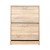 Artiss 3-Tier Shoe Rack Cabinet, 24 Pairs, Adjustable Shelves, Oak Finish, Compact Design, 63x29x86cm, Easy Assembly