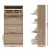 Artiss Shoe Rack Cabinet for 60 Pairs - Stylish 4-Door Wood Storage with Adjustable Shelves and Easy Assembly
