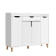 Artiss Adjustable White Shoe Rack Cabinet - Organise Up to 26 Pairs with Ease and Style, Premium Build