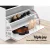 Artiss White Shoe Rack Cabinet Bench - 15 Pair Storage, PU Leather Seat, Adjustable Shelves, 120kg Capacity, 63x30x48cm