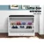 Artiss White Shoe Rack Cabinet Bench - 15 Pair Storage, PU Leather Seat, Adjustable Shelves, 120kg Capacity, 63x30x48cm