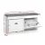 Artiss White Shoe Rack Cabinet Bench, E1 MDF, Adjustable Shelves, Fits 12 Pairs, 104x24x48cm, 1-Year Warranty