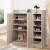 Artiss Shoe Rack Cabinet for 21 Pairs, Adjustable Shelves, Pine Clair, Silver Handles, 80x30x90cm, Contemporary Design Artiss Shoe Rack Cabinet for 21 Pairs, Adjustable Shelves, Pine Clair, Silver Handles, 80x30x90cm, Contemporary Design