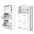 Artiss Shoe Rack Cabinet - 36 Pairs, Adjustable Shelves, Stylish Design, White Particle Board, 63x30x120cm, Easy Assembly