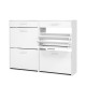Artiss Shoe Rack Cabinet for 36 Pairs - Adjustable Shelves, White, E1 Particle Board, 119.5x29x91cm, Contemporary Design Artiss Shoe Rack Cabinet for 36 Pairs - Adjustable Shelves, White, E1 Particle Board, 119.5x29x91cm, Contemporary Design