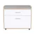 Artiss White Shoe Rack Cabinet Bench - 8 Pair Capacity, Adjustable Shelves, Particle Board, 60x34x50cm, Easy Assembly