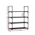 Artiss DIY Shoe Rack Cabinet, Stackable 4-Tier, 12 Pairs, Black, Metal Frame, Tool-Free Assembly, 55x28x73cm, Non Artiss DIY Shoe Rack Cabinet, Stackable 4-Tier, 12 Pairs, Black, Metal Frame, Tool-Free Assembly, 55x28x73cm, Non