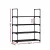 Artiss DIY Shoe Rack Cabinet, Stackable 4-Tier, 12 Pairs, Black, Metal Frame, Tool-Free Assembly, 55x28x73cm, Non