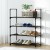 Artiss DIY Shoe Rack Cabinet, Stackable 4-Tier, 12 Pairs, Black, Metal Frame, Tool-Free Assembly, 55x28x73cm, Non Artiss DIY Shoe Rack Cabinet, Stackable 4-Tier, 12 Pairs, Black, Metal Frame, Tool-Free Assembly, 55x28x73cm, Non