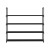 Artiss 4-Tier Shoe Rack – Stackable, Black Metal, Holds 16 Pairs, 80cm Wide, Tool-Free Assembly, Sturdy & Durable Design