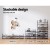 Artiss 4-Tier Shoe Rack – Stackable, Black Metal, Holds 16 Pairs, 80cm Wide, Tool-Free Assembly, Sturdy & Durable Design