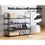 Artiss 4-Tier Shoe Rack – Stackable, Black Metal, Holds 16 Pairs, 80cm Wide, Tool-Free Assembly, Sturdy & Durable Design