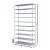 Artiss Stackable 10-Tier Shoe Rack Cabinet, Grey - Holds 50 Pairs, Metal Frame, 85x26x160cm, Easy Assembly, 1-Year