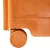 ArtissIn Storage Trolley Bedside Table, PP Material, Orange, 41x43.5x73.5cm, 5-Tier Boby Replica with Wheels