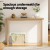 Artiss Console Table 110cm Pine Wood Grain Surface, Minimalist Design, Spacious Storage, Sturdy Ski-Leg Structure Artiss Console Table 110cm Pine Wood Grain Surface, Minimalist Design, Spacious Storage, Sturdy Ski-Leg Structure
