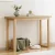 Artiss Console Table 110cm Pine Wood Grain Surface, Minimalist Design, Spacious Storage, Sturdy Ski-Leg Structure