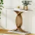 Artiss White & Gold Marble Effect Console Table - 100cm Elegant MDF Top with Sturdy Metal Base, Anti-Slip Design
