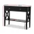 Artiss 100CM Black Console Table with 2 Drawers, Vintage Metal Handles, E1 MDF, 2-Tier Shelf for Entryway & Living Room