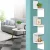 Artiss Wall Shelf Corner Floating 5-Tier White, 123cm Particle Board, Space-Saving, Easy Assembly, Modern Design