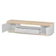 Artiss Lior 180CM White Wood TV Cabinet Entertainment Unit - Dual-Tone, Easy Assembly, Ample Storage, Modern Design