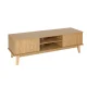 Artiss Adwen TV Entertainment Unit 140CM - Modern Particleboard Stand with Storage, Cable Management, Pine Finish