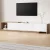 Artiss Extendable TV Cabinet Entertainment Unit, White Oak, High Gloss, 3 Drawers, 190-260cm, Particle Board