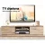 Artiss 160cm Pine TV Cabinet Entertainment Unit - Elegant Wood Grain Design, Adjustable Shelf, Easy Assembly