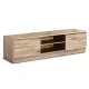 Artiss 160cm Pine TV Cabinet Entertainment Unit - Elegant Wood Grain Design, Adjustable Shelf, Easy Assembly