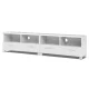 Artiss 180cm White Eddie TV Cabinet Entertainment Unit - Versatile 3-in-1 Design with Storage Shelves & Drawers
