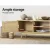 Artiss 180cm Rattan TV Cabinet Entertainment Unit - Coastal Bohemian Style with Storage & Easy Assembly