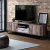 Artiss TV Cabinet Entertainment Unit, E1 Particle Board, 180cm, Dark Wood & Black, Industrial Style, Ample Storage