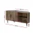 Artiss Elen Corner TV Cabinet, Mid-Century Modern, Walnut Finish, 120cm, Open Storage, Soft-Close Hinges, Metal Legs