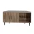 Artiss Elen Corner TV Cabinet, Mid-Century Modern, Walnut Finish, 120cm, Open Storage, Soft-Close Hinges, Metal Legs
