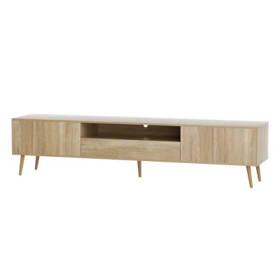 Artiss Alex 200CM TV Cabinet: Stylish Lowline Entertainment Unit with Storage Drawers & Cable Management