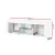Artiss Entertainment Unit, Particle Board, 130cm, White, Modern TV Cabinet with Glass Shelves & Storage Solutions