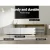 Artiss 180cm TV Cabinet Entertainment Unit - Modern Dual-Tone Wood White, 3 Drawers, Tempered Glass Shelves, High Gloss
