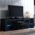 Artiss 130cm Black LED Entertainment Unit - Customisable RGB Lights, Modern Design, Ample Storage, Easy Assembly
