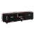 Artiss 140cm Black TV Cabinet - Modern Entertainment Unit with Storage, High-Gloss Finish & Cable Management