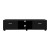 Artiss 140cm Black TV Cabinet - Modern Entertainment Unit with Storage, High-Gloss Finish & Cable Management