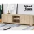 Artiss TV Cabinet Entertainment Unit, Oak 160cm, Natural Woodgrain, Modern Storage, Easy Assembly, MAXI Series