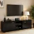 Artiss MAXI 160cm Black TV Cabinet Entertainment Unit with Storage, Honeycomb & Particle Board, Cable Management