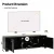 Artiss MAXI 160cm Black TV Cabinet Entertainment Unit with Storage, Honeycomb & Particle Board, Cable Management