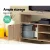 Artiss TV Cabinet Entertainment Unit, Oak, 140cm, Honeycomb Board, Ample Storage, Modern Design, Easy Assembly