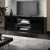 Artiss 160cm Black Entertainment Unit TV Cabinet with Customised LED Lights, High-Gloss Finish, and Ample Storage