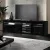Artiss 180cm Black Entertainment Unit TV Cabinet with LED Lights, High Gloss Finish, Push-to-Open, 3 Cabinets, 6 Shelves