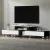 Artiss TV Cabinet Entertainment Unit Extendable 160-222cm, 3-in-1, Particle Board, 4 Drawers, Black and White