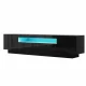 Artiss 180cm Black TV Entertainment Unit with RGB LED, Storage Drawers, High-Gloss Finish, and Anti-Tip Safety Features